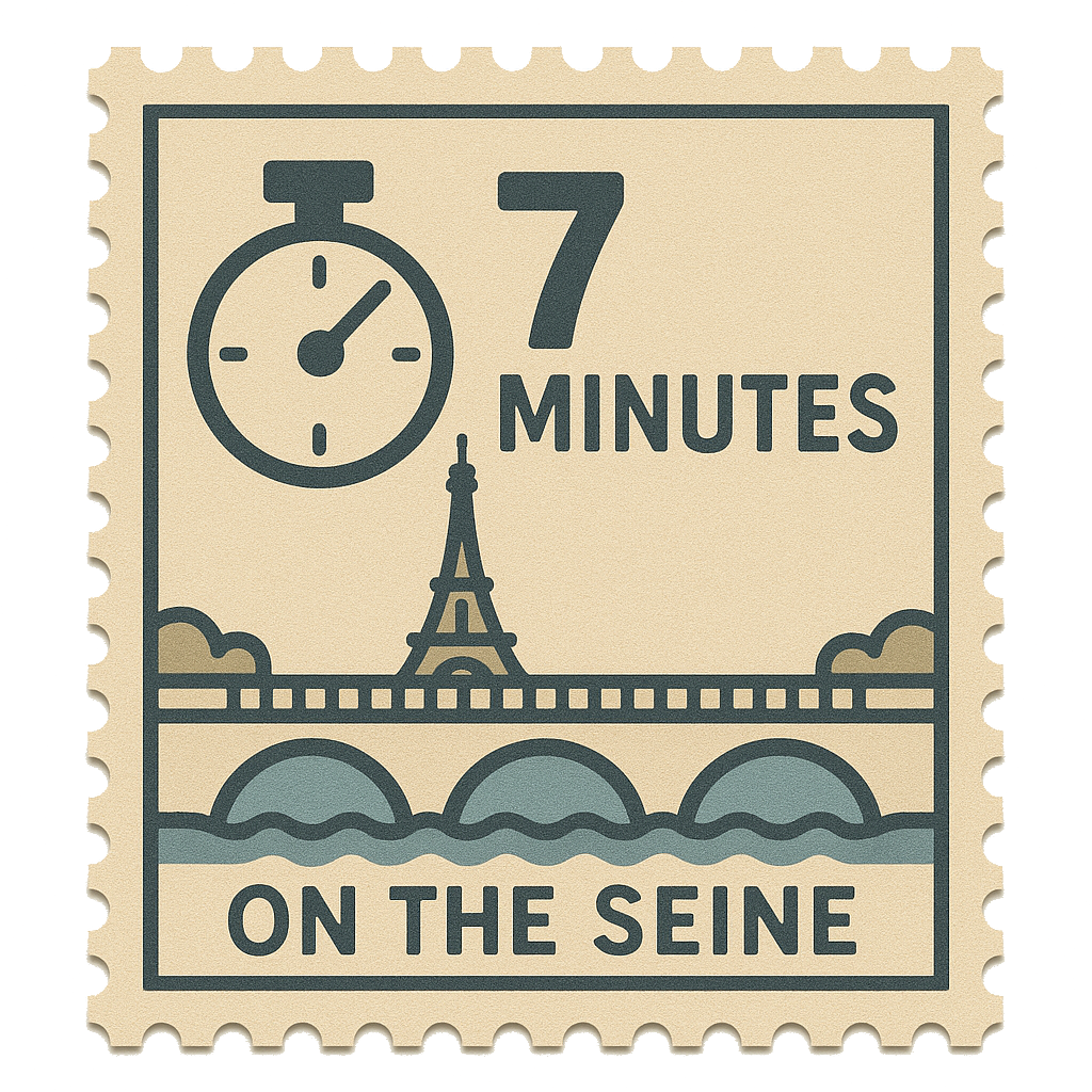 Seven minutes on the seine image depiction.