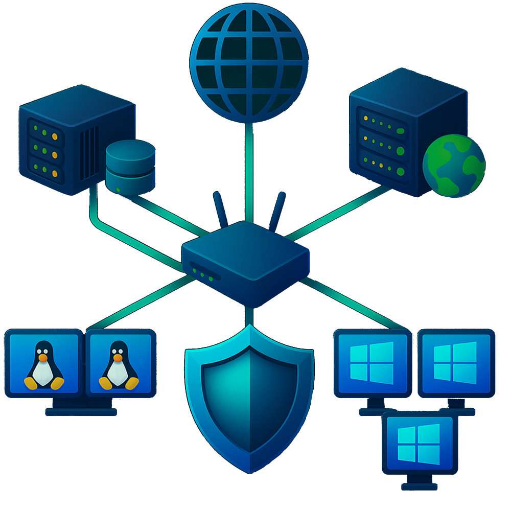 Image of a network comprising of various network components