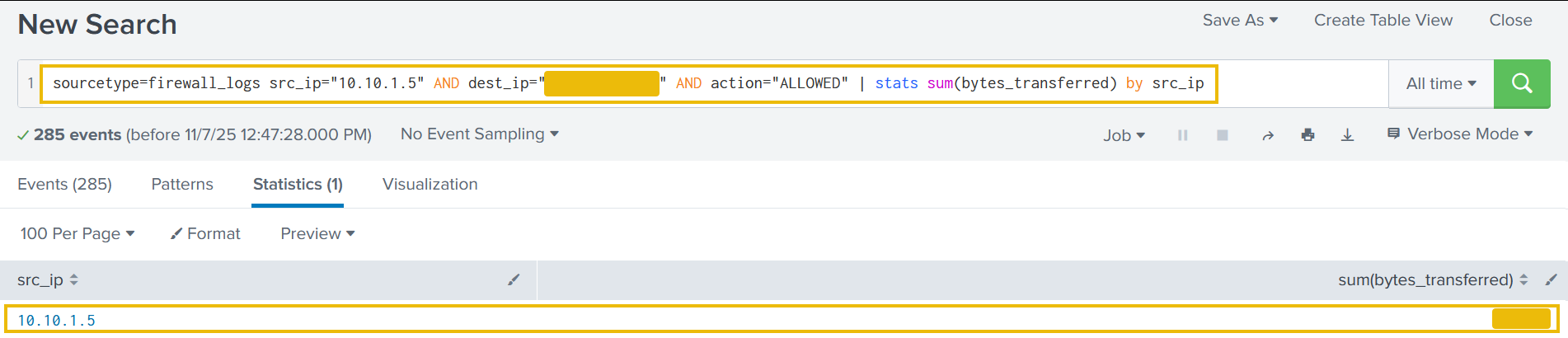 Result shows data exfiltrated to C2 server
