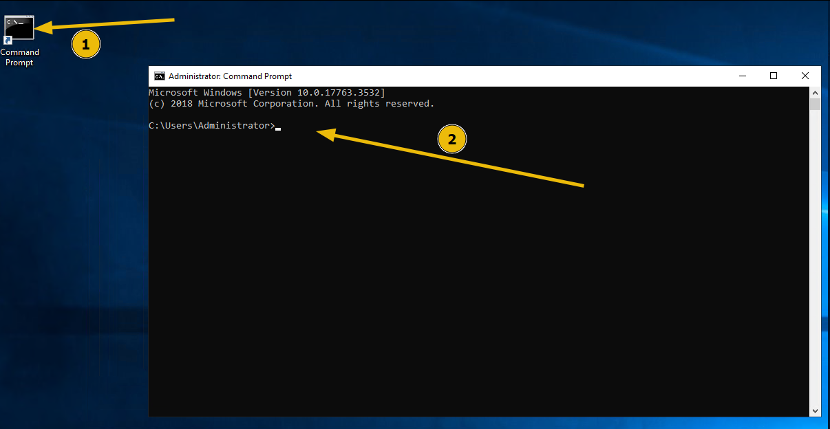 Image shows the Windows Terminal interface