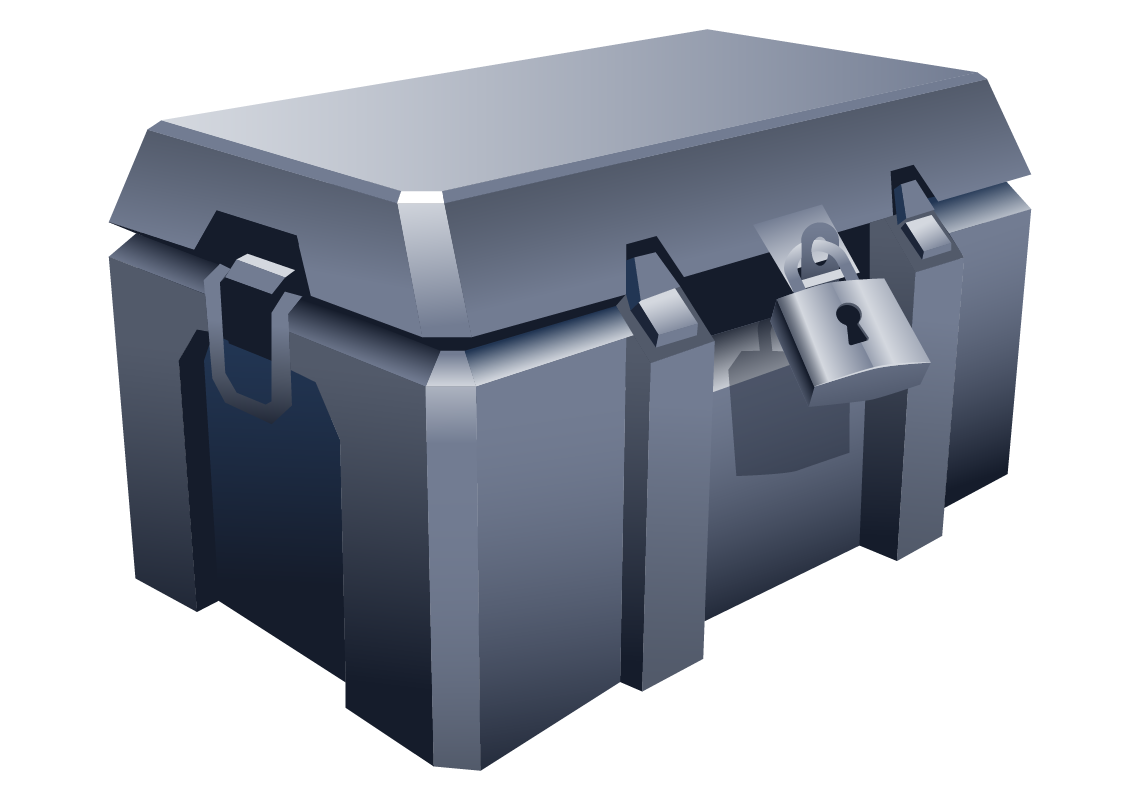 Box with a lock