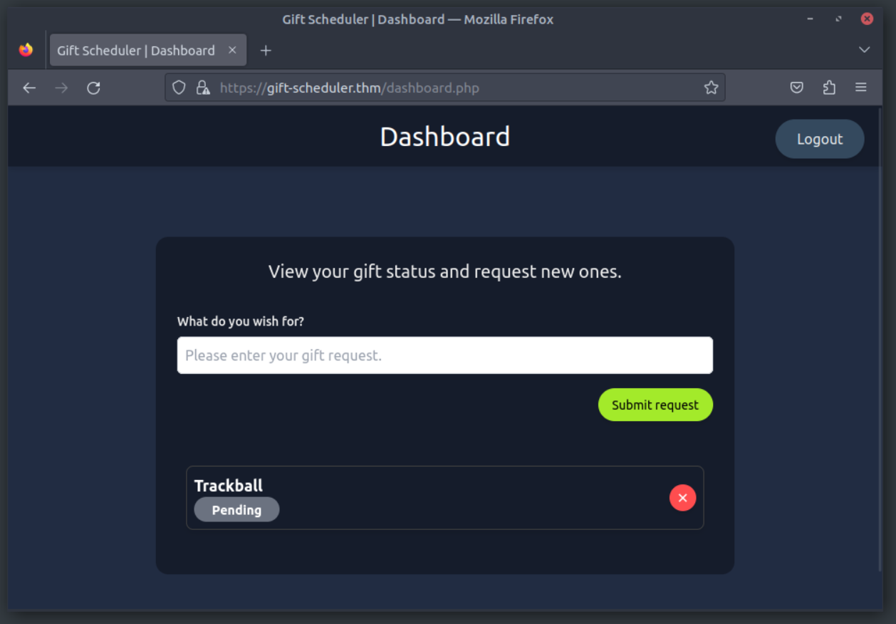 The 'Schedule your gift' form page