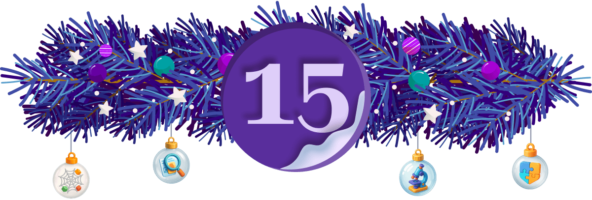 Task banner for day 15