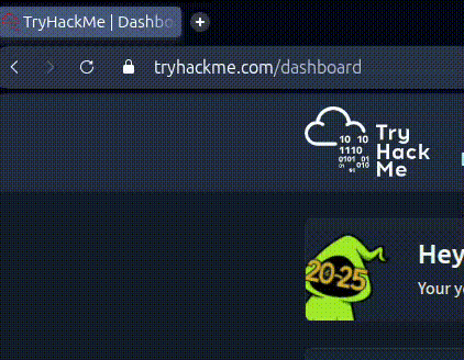 Accessing TryHackMe's certificate details