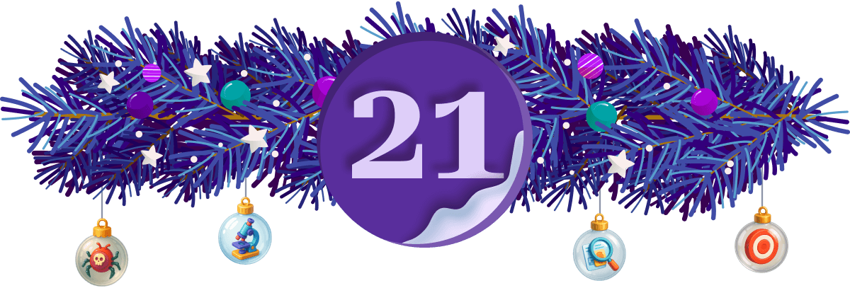 Task banner for day 21