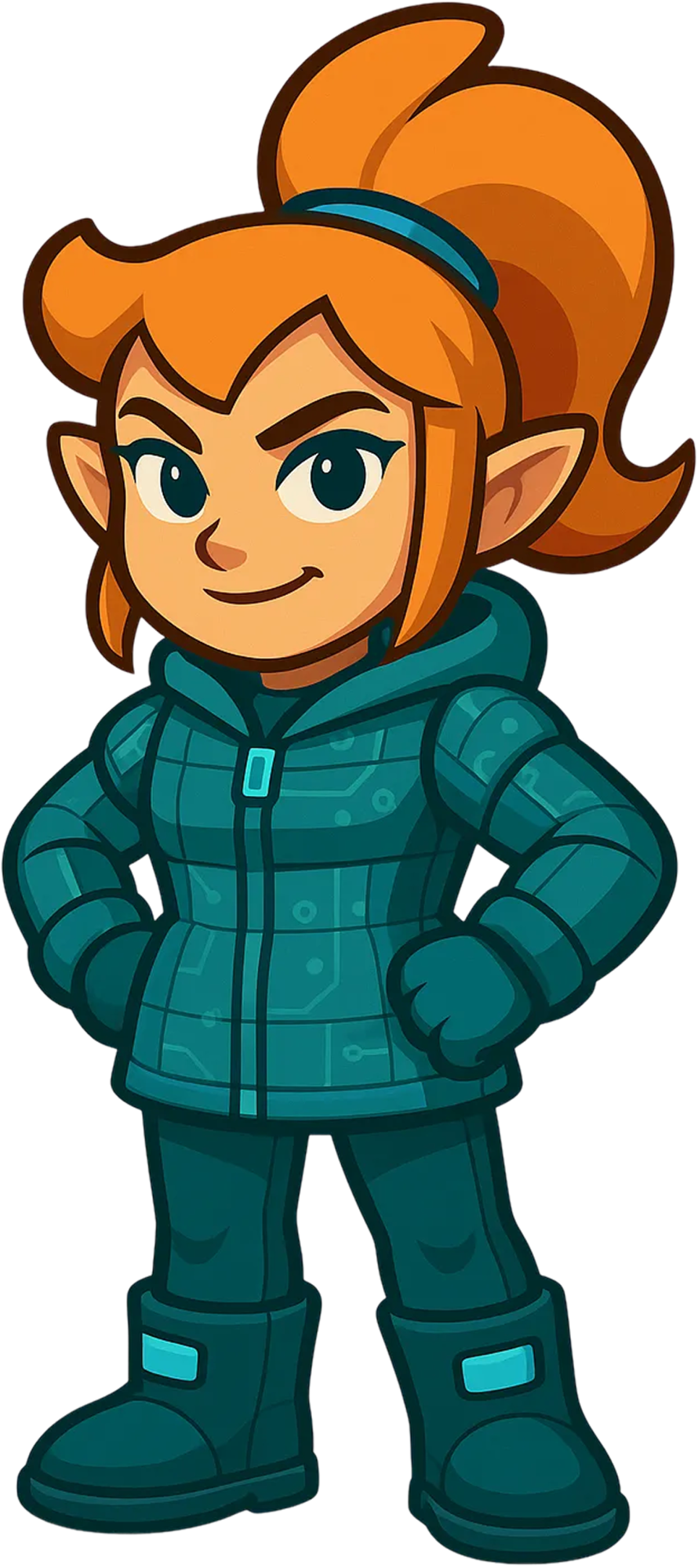 McSkidy in victory pose