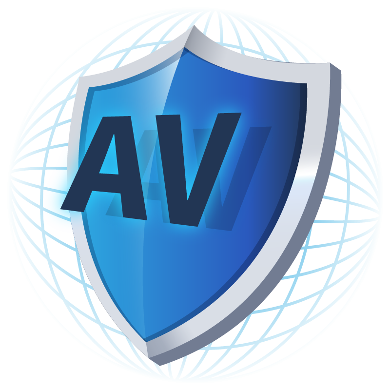 anti-virus shield depicting protection