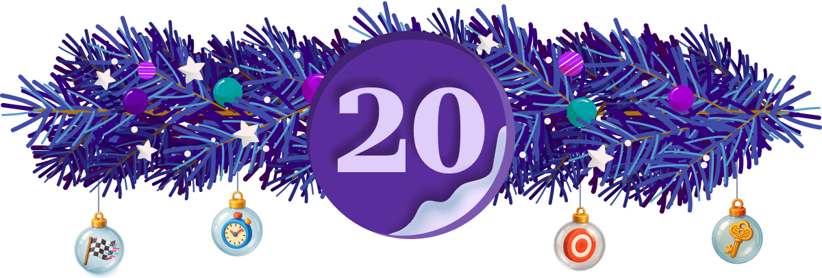 Task banner for day 20