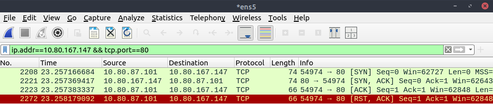 Nmap Connect Scan.
