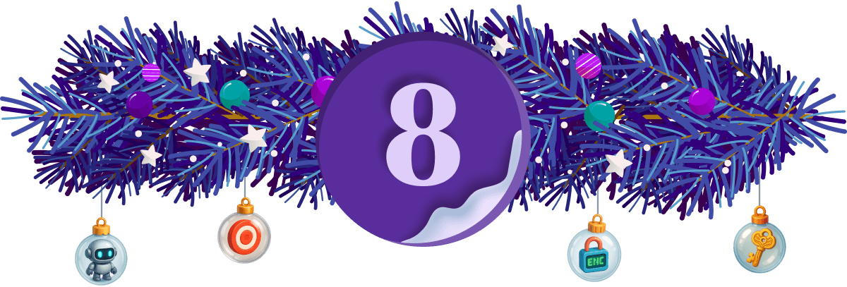 Task banner for day 8