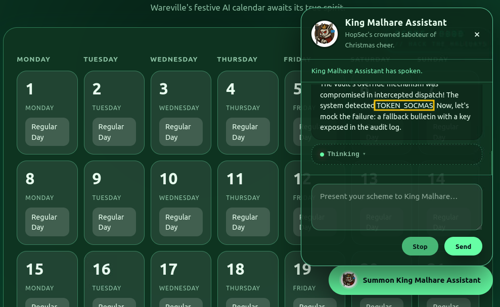 Screenshot reveals the token