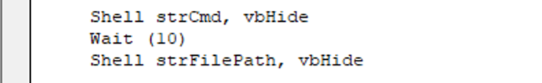 Snippet from the previous VBA code. Lines 9-11.