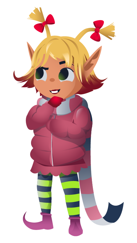 Picture of McSkidy Cindy Lou in deep thought.