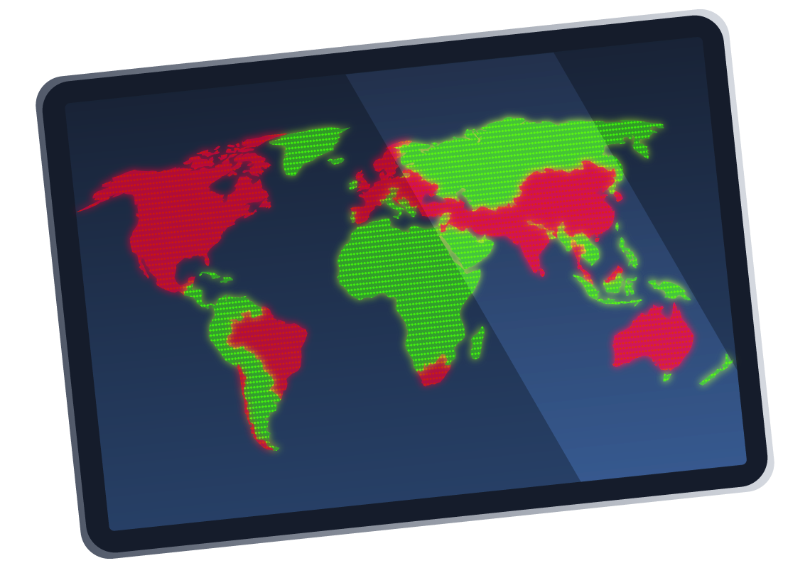 APT28's victims map