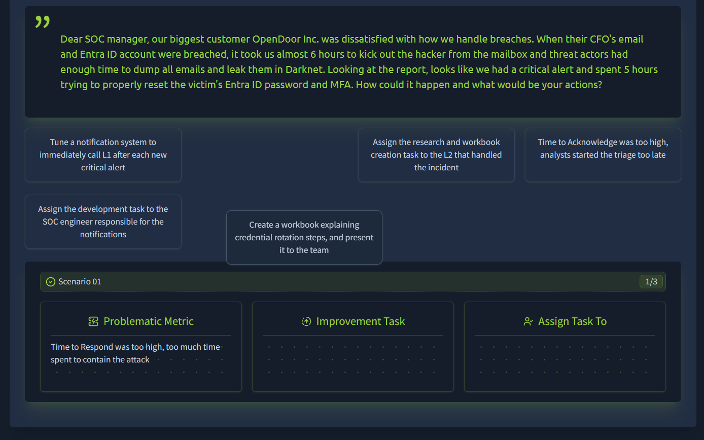 A static site showing how to use drag and drop to complete the scenarios