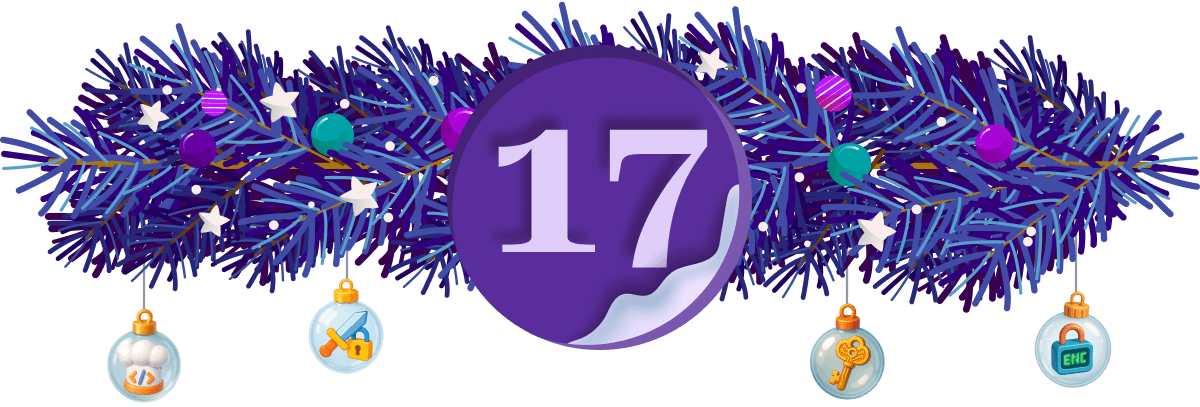 Task banner for day 17